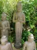 Artikelbild 4 des Artikels “Stehender Buddha, Steinguss, 192cm Höhe “